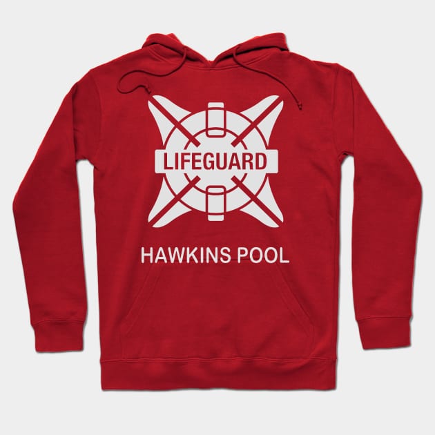 Lifeguard Hawkins Pool Hoodie by vender